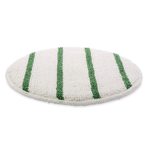 17 inch Carpet Scrubbing Bonnet with Green Agitation Stripes Thumbnail