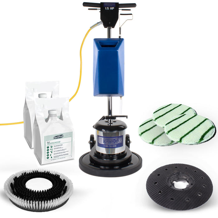 Trusted Clean Basic Carpet Bonnet Cleaning Floor Buffer Package