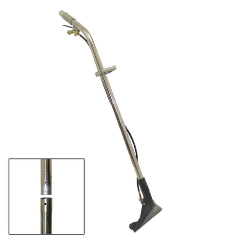 12" Adjustable Head, 2 pc Carpet Wand w/ Single Small Jet Tip (#02 Orifice) Thumbnail