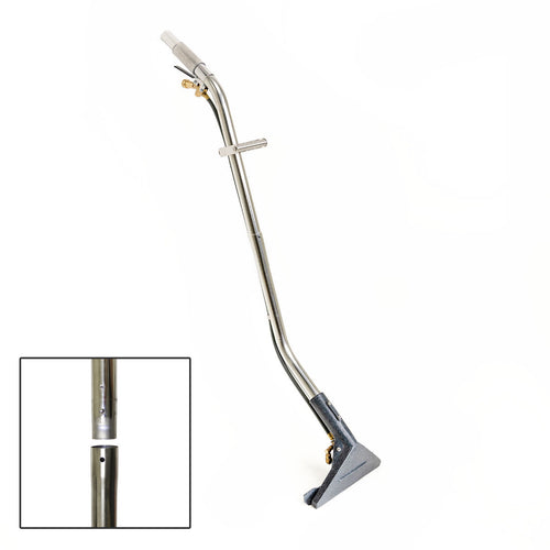 12" Adjustable Head 2 Piece Carpet Wand for Heated & High PSI Extractors w/ Dual Extra Fine Jet Tips (2 - #01 Orifices) Thumbnail
