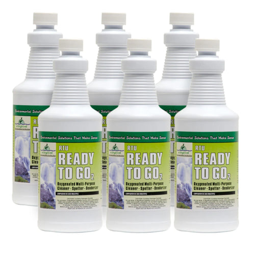 Case of 6 Quarts of elogical RTU Ready to Go2 Oxygenated Multi-Purpose Cleaner Spotter Deodorizer Thumbnail