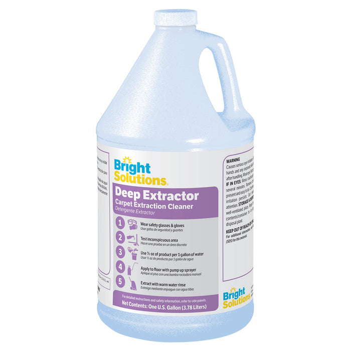 1 Gallon Bottle of Bright Solutions® ‘Deep Extractor’ Carpet Extraction Cleaner Thumbnail