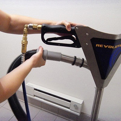 Revolution™ tile cleaning tool connection