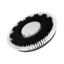 17 inch Trusted Clean Traffic Lane Carpet Scrubbing Brush w/ Black & White Bristles Thumbnail