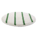 17 inch Carpet Scrubbing Bonnet with Green Agitation Stripes