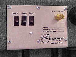 CleanFreak 500 PSI Commercial Carpet Cleaner Control Panel