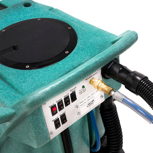 Control Panel & Hoses Hooked Up on the CleanFreak Heated 500 PSI Portable Carpet Extractor Thumbnail