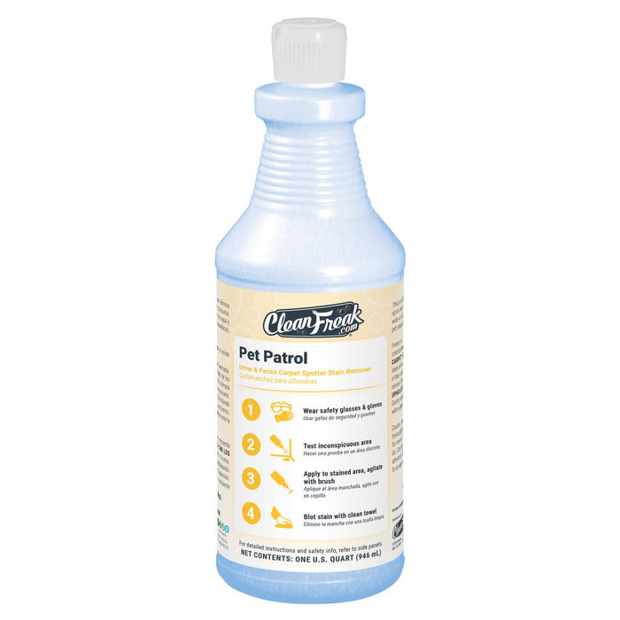 Quart of CleanFreak® 'Pet Patrol' Bacterial Enzymatic Pet Stain Spotter & Remover