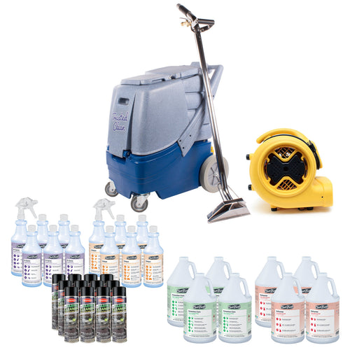 Trusted Clean 'Deluxe' Portable Commercial Carpet Cleaning Machine & Chemicals Package Thumbnail