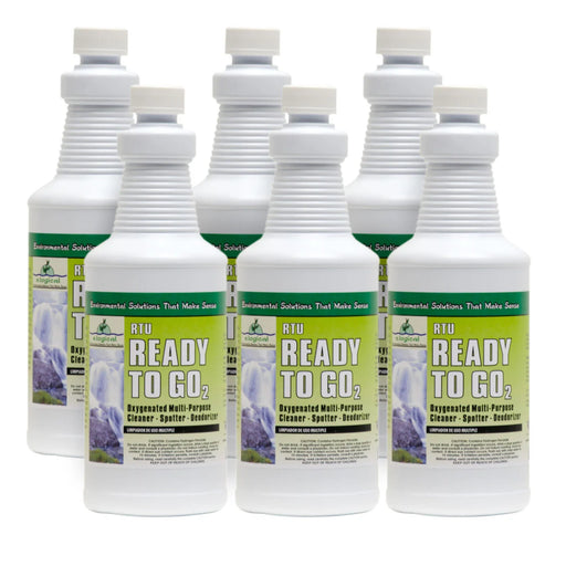 Case of 6 Quarts of elogical RTU Ready to Go2 Oxygenated Multi-Purpose Cleaner Spotter Deodorizer Thumbnail