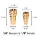 Female Quick Connect Comparison Chart Thumbnail