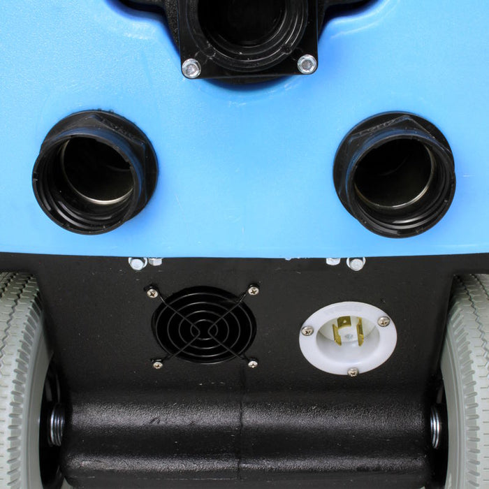 Dump Valve, Vacuum Hose & Power Cord Hookups