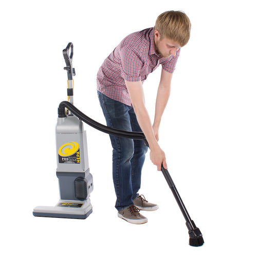 ProTeam® Dual Motor 1500XP Upright Vacuum in Use Thumbnail