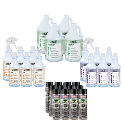 Assorted Carpet Cleaning Chemical Package for Professional Use Thumbnail