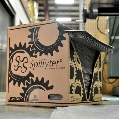 Dispensing Box of Spilfyter #DB-70 Water Absorbent Spill Pads Thumbnail
