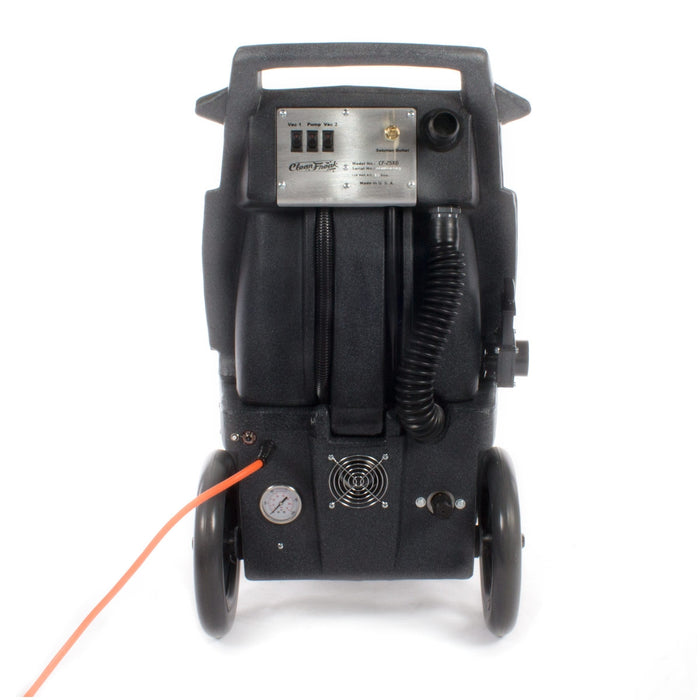 Carpet Extractor Control Panel, Dump Hose & PSI Gauge