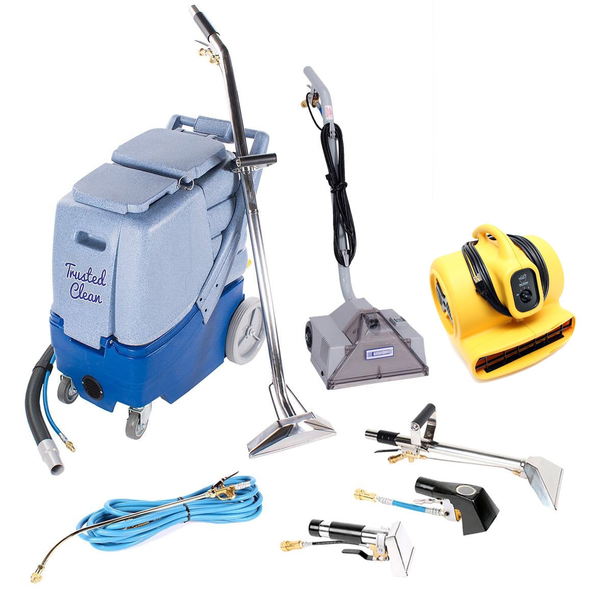 Professional 12 Gallon Carpet Cleaning Extractor & Powerhead Bundle w/ Tools —