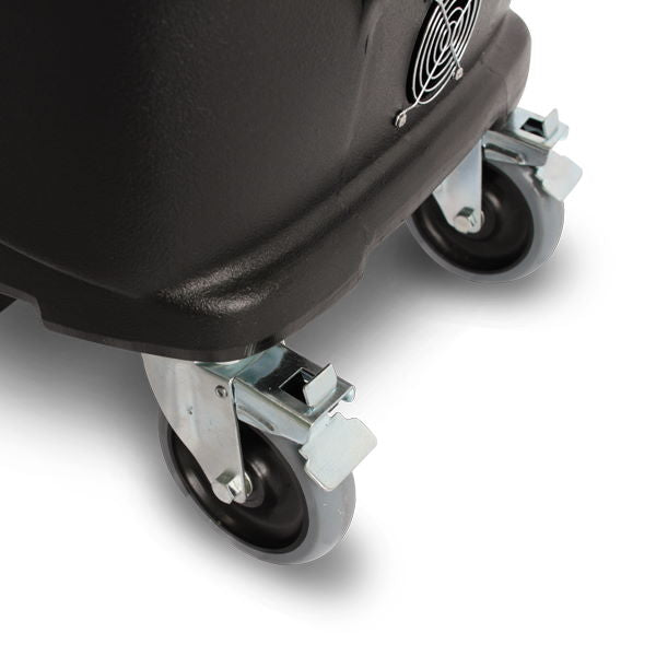 Front Wheels on the 2002CS Heated Carpet Extractor