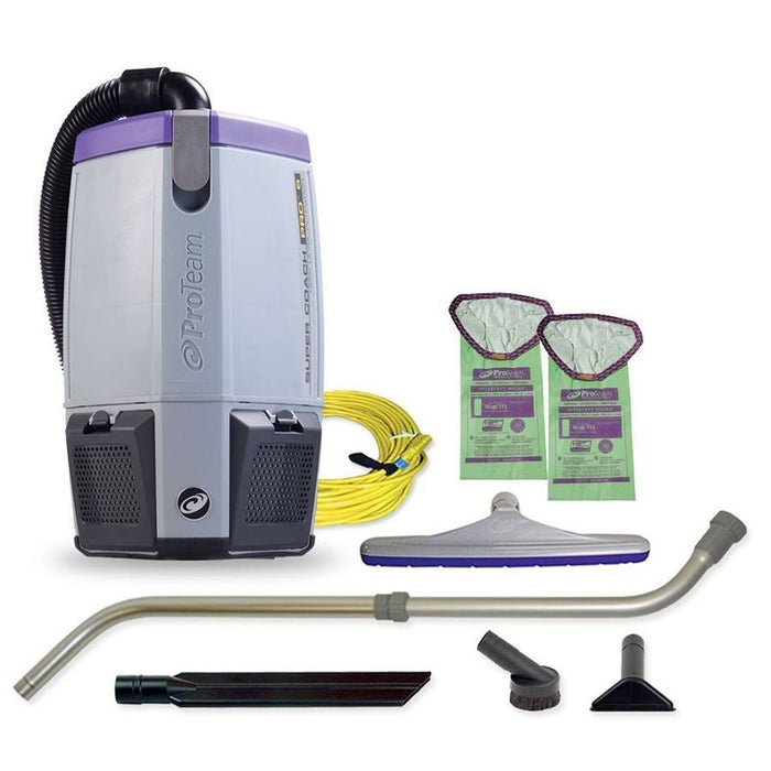 ProTeam® Super Coach Pro 6 Quart Backpack Vac - Xover Tools