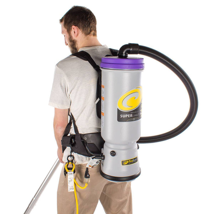 ProTeam Super Coach Backpack Vacuum - close up
