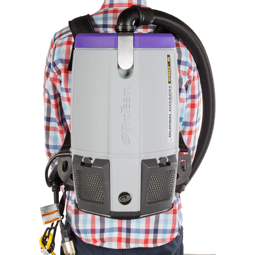 ProTeam® Super Coach Pro 6 Quart Backpack Vac ProTeam® Super Coach Pro 6 Quart Backpack Vac